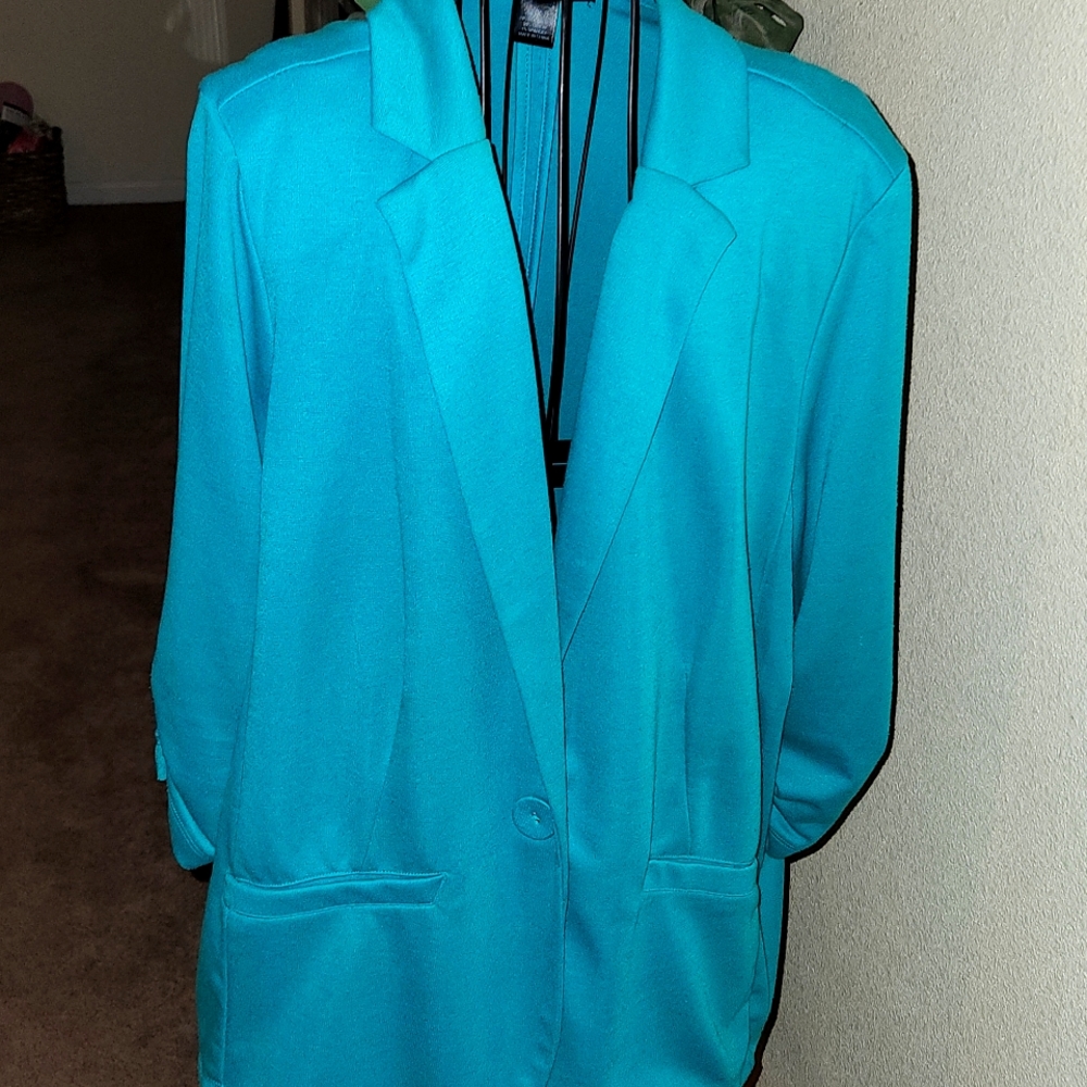 Circles and Cycles Plus Size Blazer